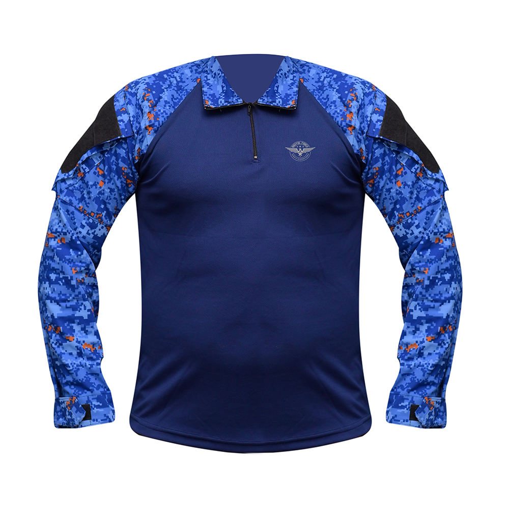 Military Combat Shirt Blue
