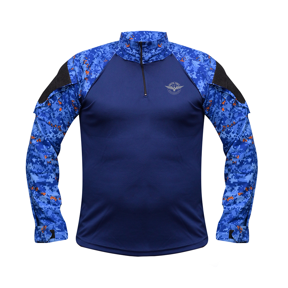 Military Combat Shirt Blue